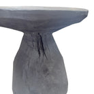 Indonesian Charred Wood Side Table - Berbere Imports