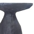 Indonesian Charred Wood Side Table - Berbere Imports