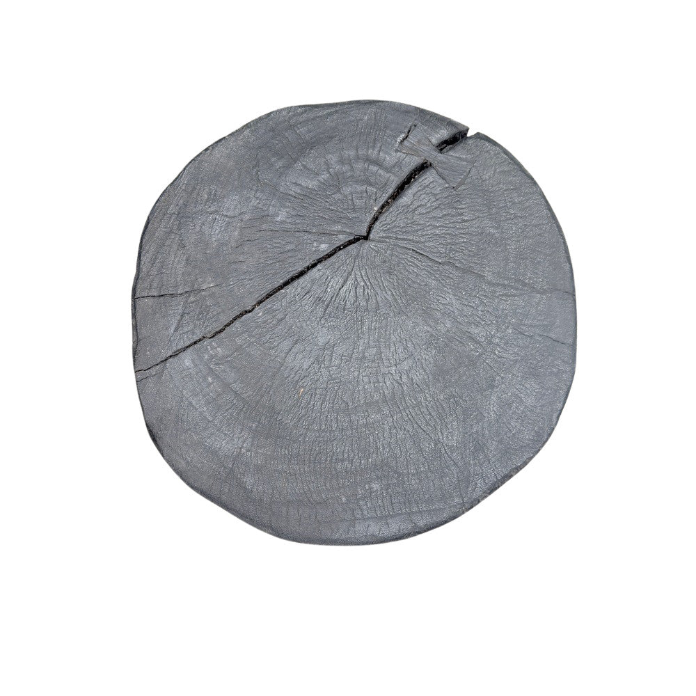 Indonesian Charred Wood Side Table - Berbere Imports