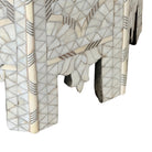 Bone And Mother Of Pearl Side Table - Berbere Imports