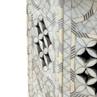 Bone And Mother Of Pearl Side Table - Berbere Imports