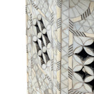 Bone And Mother Of Pearl Side Table - Berbere Imports