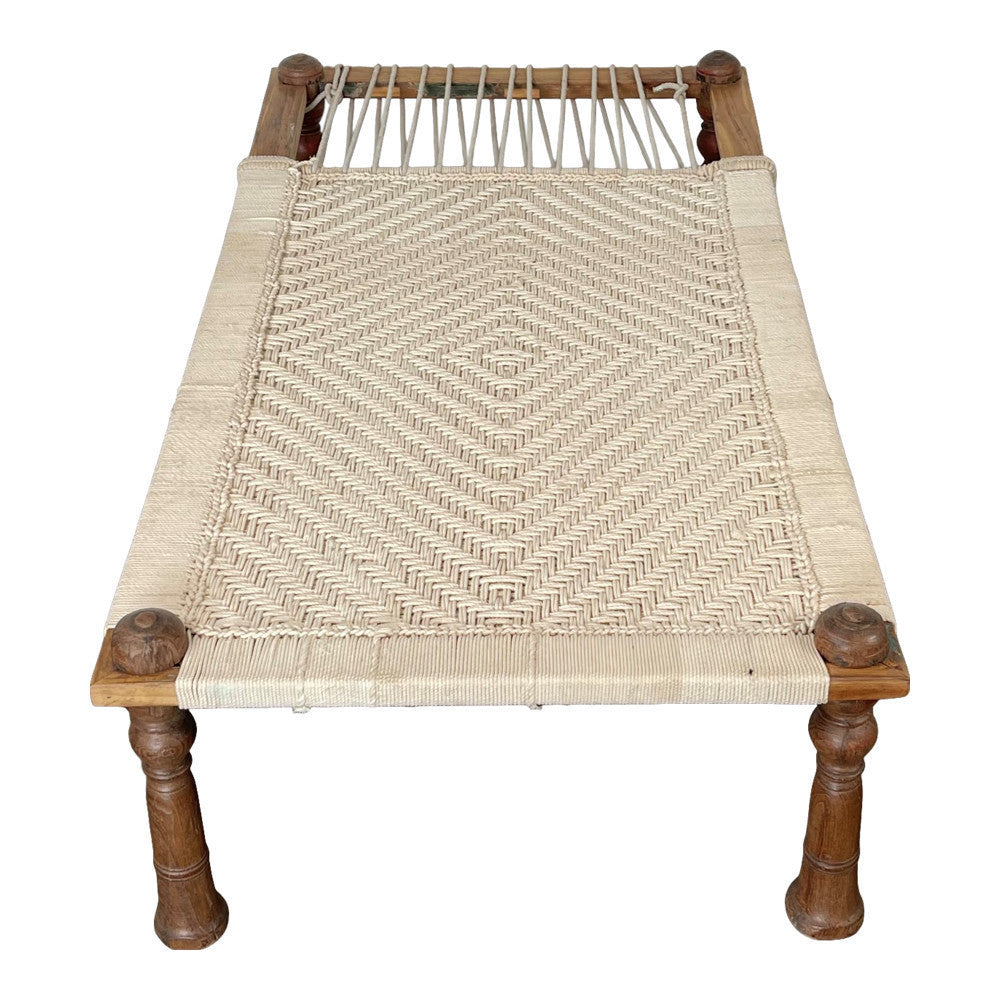 Indian Wooden Charpai Daybed - Berbere Imports