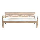 Indonesian Whitewash Teak Daybed - Berbere Imports