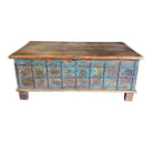 Vintage Indian Pitara Box Coffee Table - Berbere Imports