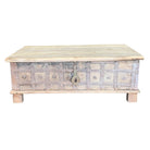 Vintage Indian Pitara Box Coffee Table - Berbere Imports