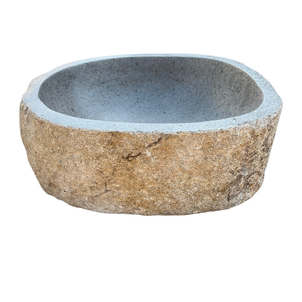 Indonesian River Stone Sink - Berbere Imports