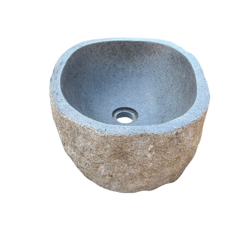 Indonesian River Stone Sink - Berbere Imports