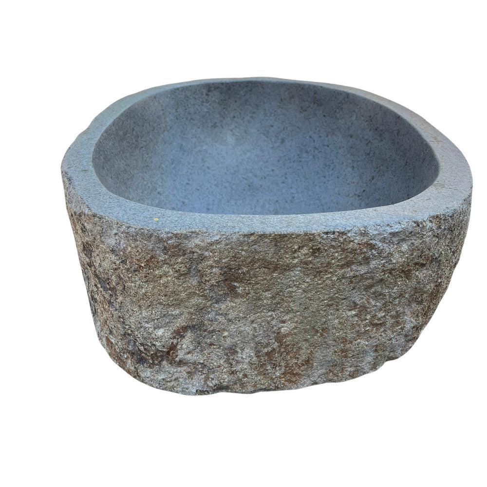 Indonesian River Stone Sink - Berbere Imports