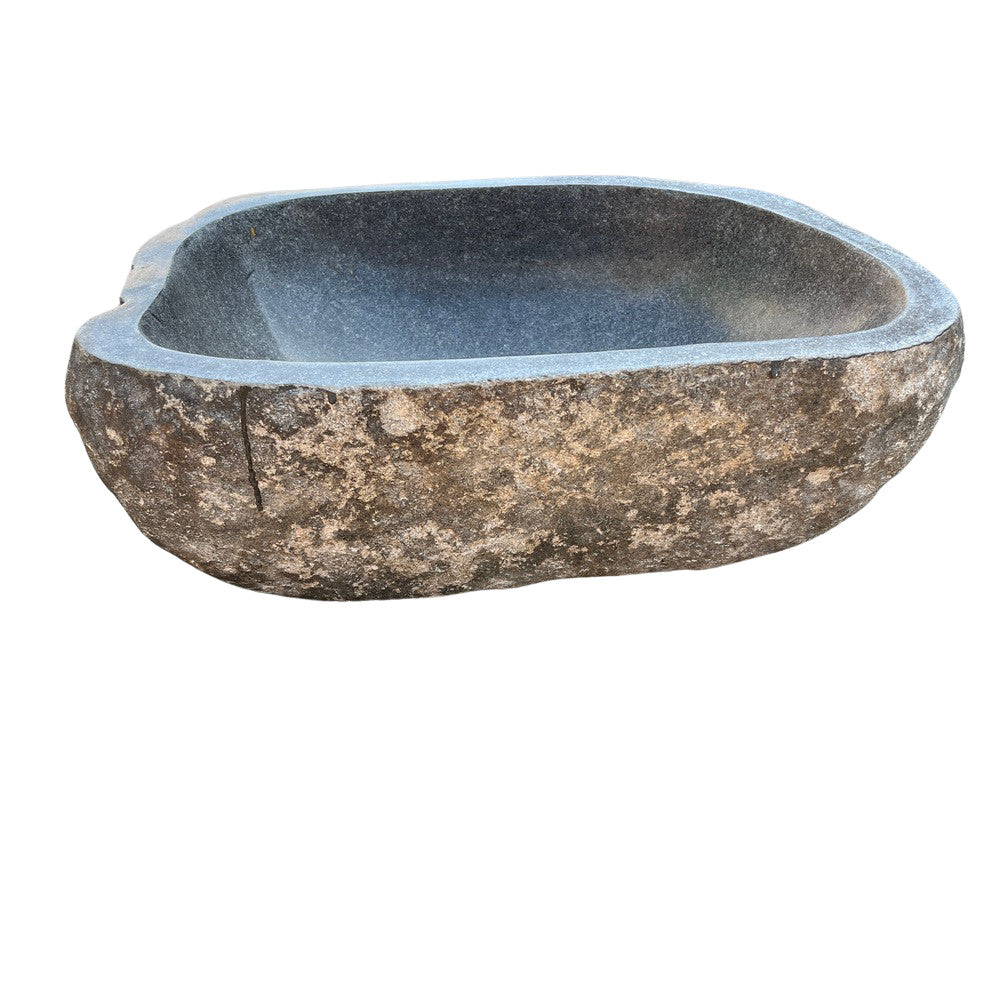 Indonesian River Stone Sink - Berbere Imports