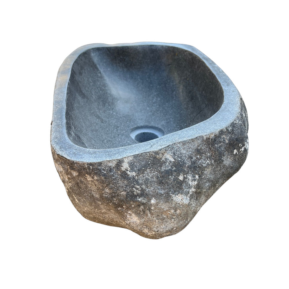 Indonesian River Stone Sink - Berbere Imports