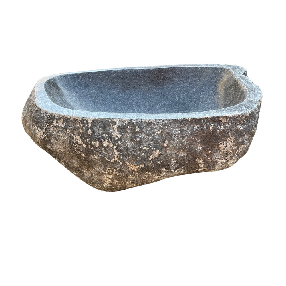 Indonesian River Stone Sink - Berbere Imports