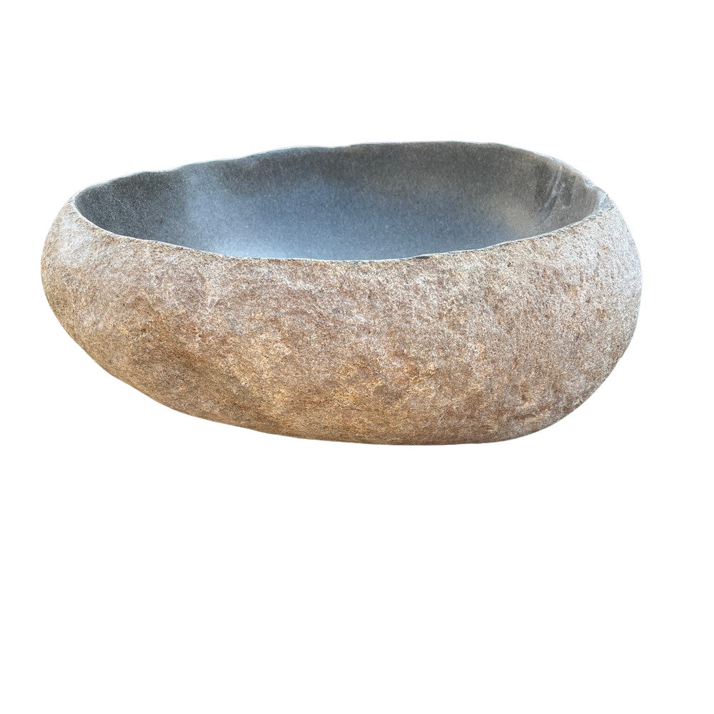 Indonesian River Stone Sink - Berbere Imports