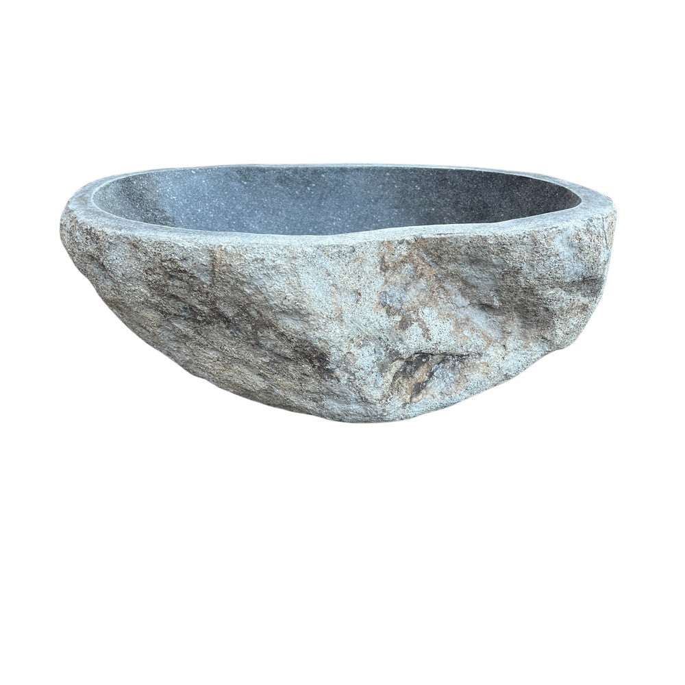 Indonesian River Stone Sink - Berbere Imports