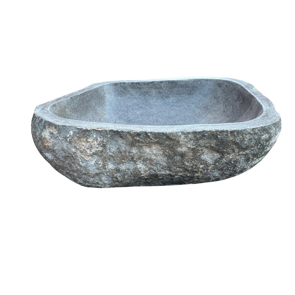 Indonesian River Stone Sink - Berbere Imports