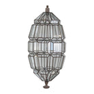 Mexican Handmade Helix Clear Glass Pendant Light - Berbere Imports