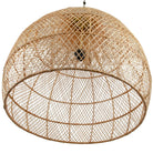 Thai Faux Rattan Lantern - Berbere Imports