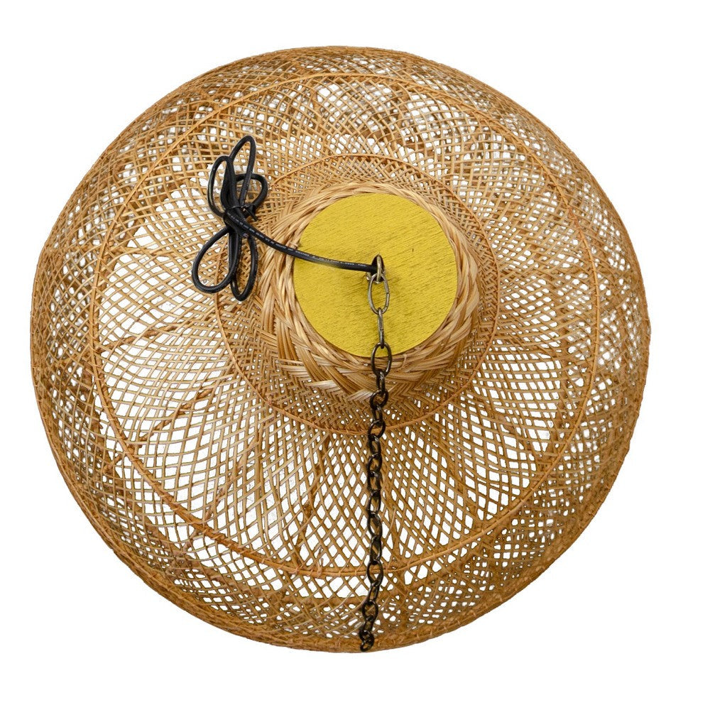 Thai Faux Rattan Lantern - Berbere Imports