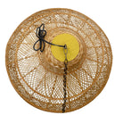 Thai Faux Rattan Lantern - Berbere Imports