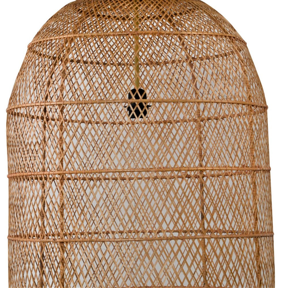 Thai Faux Rattan Lantern - Berbere Imports