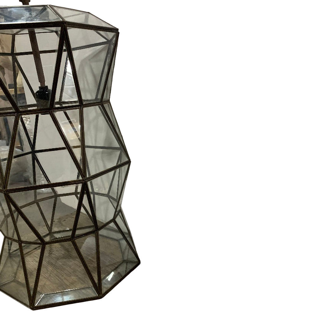 Hourglass Pendant Light - Clear - Berbere Imports