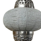 Silver Moroccan Light Fixture - Berbere Imports