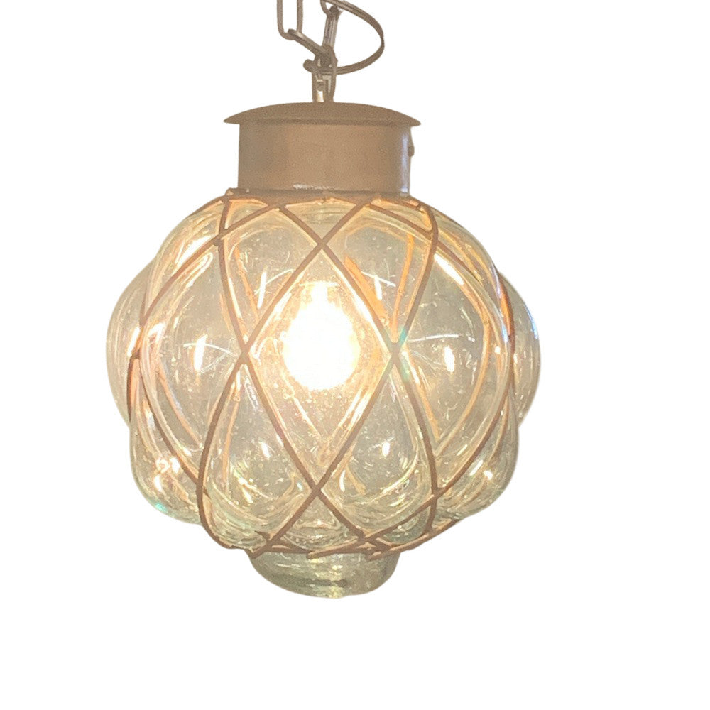 Mexican Clear Pendant Light - Wired - Berbere Imports