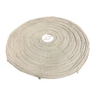 Indonesian Cloth Pendant - Ufo Fringed Natural Large - Berbere Imports