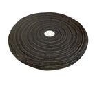 Indonesian Cloth Pendant - Oval Unfringed Black Large - Berbere Imports