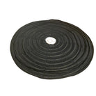 Indonesian Cloth Pendant - Oval Unfringed Black Large - Berbere Imports