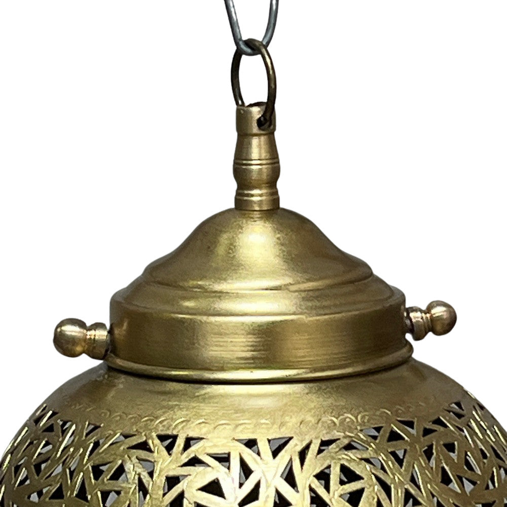 Brass Teardrop Lantern - Small - Berbere Imports