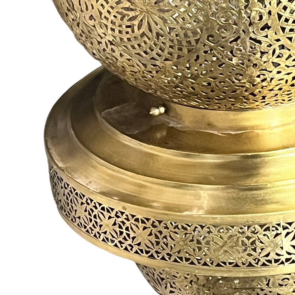 Moroccan Brass Teardrop Lantern - Extra Large - Berbere Imports