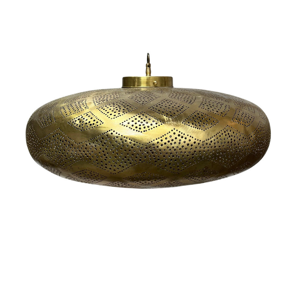 Round Brass Lantern - Berbere Imports