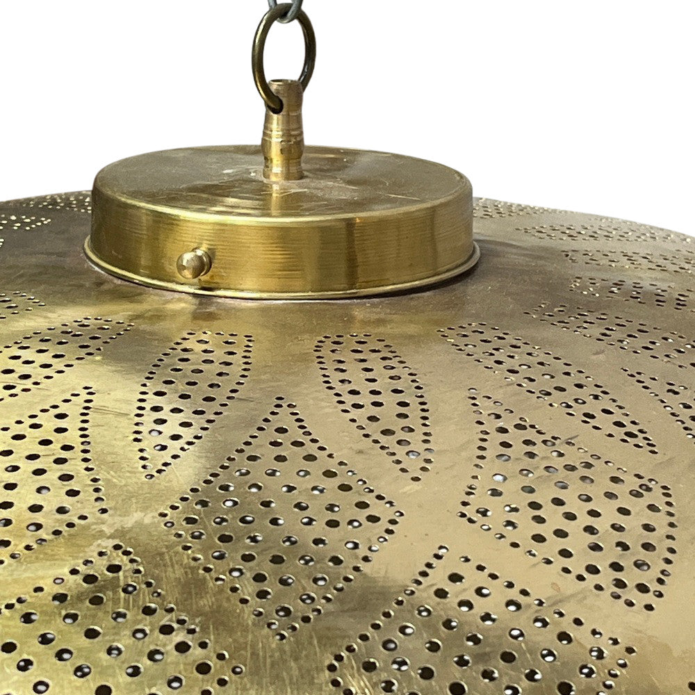 Round Brass Lantern - Berbere Imports