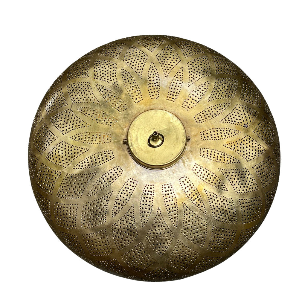 Round Brass Lantern - Berbere Imports