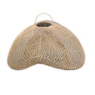 Indonesian Rattan Kidney-Shaped Lantern - Small - Berbere Imports