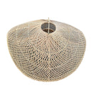 Indonesian Rattan Kidney-Shaped Lantern - Medium - Berbere Imports