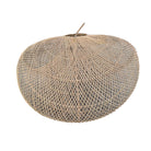 Indonesian Rattan Kidney-Shaped Lantern - Large - Berbere Imports