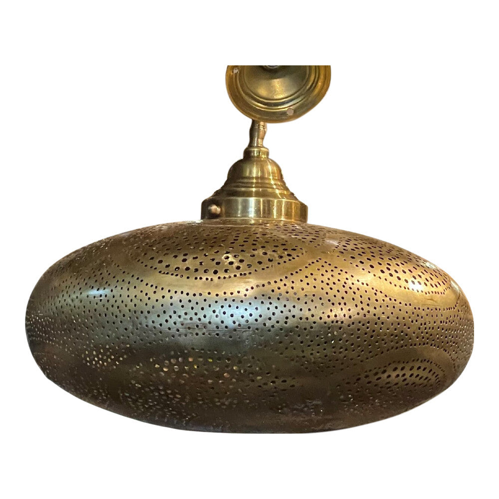 Moroccan Brass Lantern - 18" - Berbere Imports