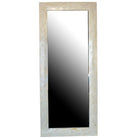 Xl. Rectangular Bone Mirror - Berbere Imports