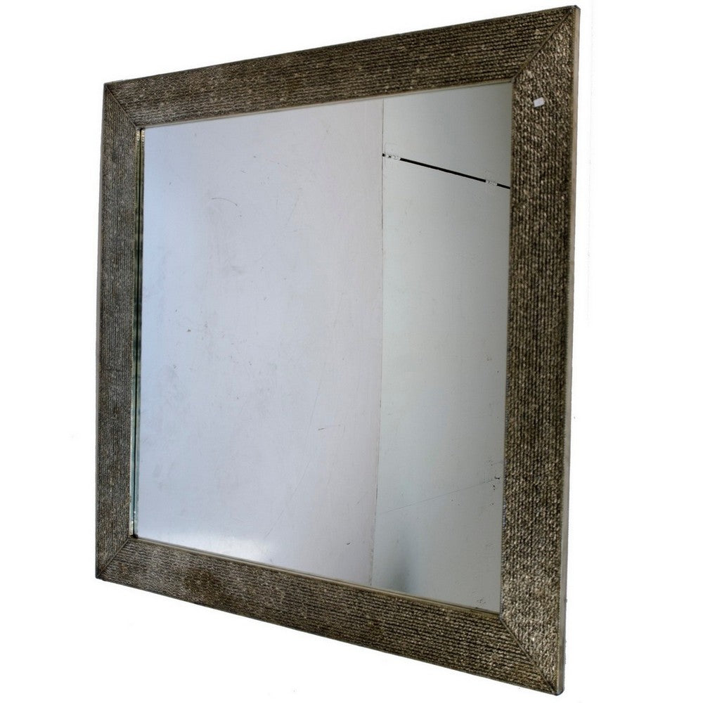 Moroccan Square Silver Mirror - Berbere Imports