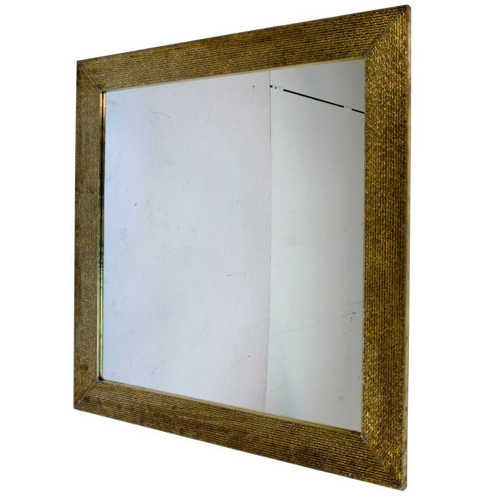 Moroccan Square Gold Mirror - Berbere Imports