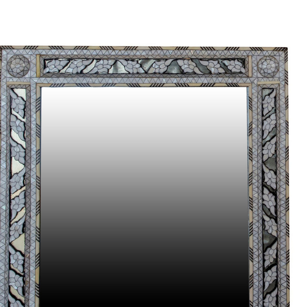 Syrian Mother Of Pearl Mirror - Berbere Imports