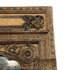 Antique Indian Carved Wooden Mirror - Berbere Imports