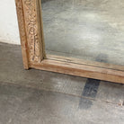 Antique Indian Carved Wooden Mirror - Berbere Imports