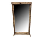 Vintage Carved Wooden Mirror - Berbere Imports