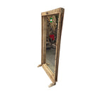 Vintage Carved Wooden Mirror - Berbere Imports