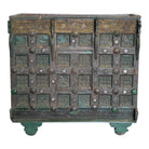 Carved Vintage Indian Dowry Chest - Berbere Imports