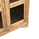 Wood And Glass Cabinet - Berbere Imports