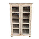 Wood And Glass Cabinet - Berbere Imports